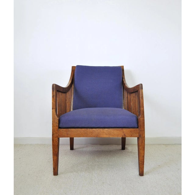 19th Century Danish Walnut Bergère Chair For Sale - Image 5 of 18