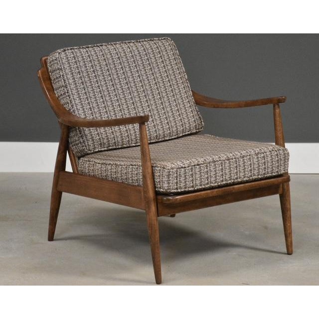 1950s Danish Modern Lounge Chair For Sale - Image 4 of 10