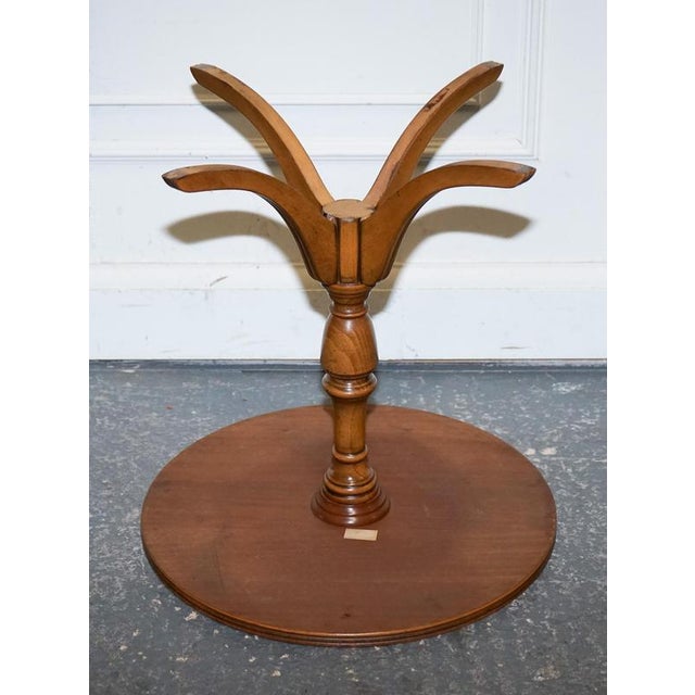 Vintage Yew Wood Side Table For Sale - Image 10 of 11