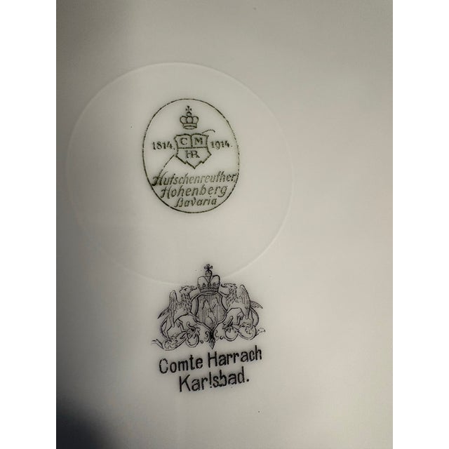 Blue 1910s Hutschenreuther Hohenburg Cobalt and Gilt Decorated Dinner Plates Sold Individually For Sale - Image 8 of 11