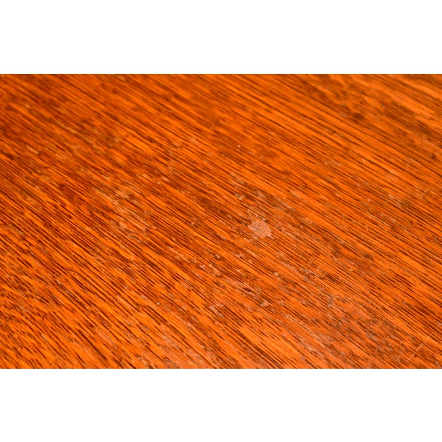 Pair of Edwardian Oak Side Tables, Circa 1900 For Sale In Greensboro - Image 6 of 7