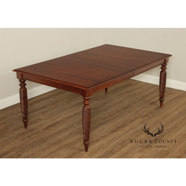 Ethan Allen 'British Classics' Extendable Dining Table For Sale - Image 14 of 16