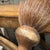 Antique Shaving Brush Turned Wood Handle Horsehair or Badger Hair For Sale - Image 12 of 14