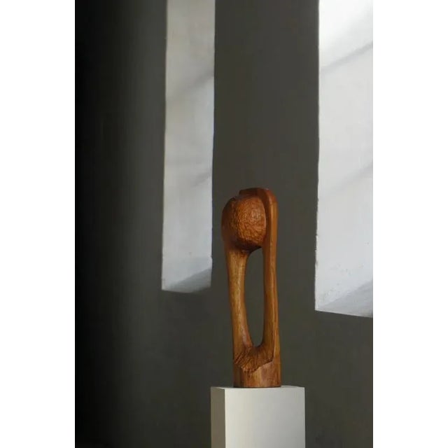 Wooden Sculpture by Ole Wettergren, Denmark, 1980s For Sale - Image 15 of 17