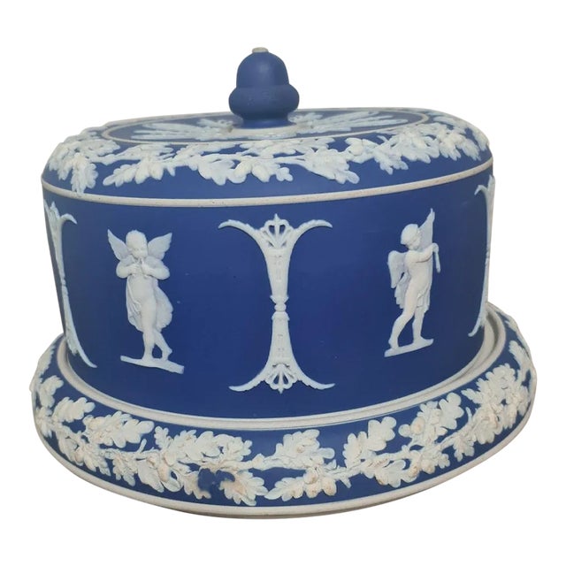 Antique Cheese Keeper English Jasper After Wedgwood Chairish