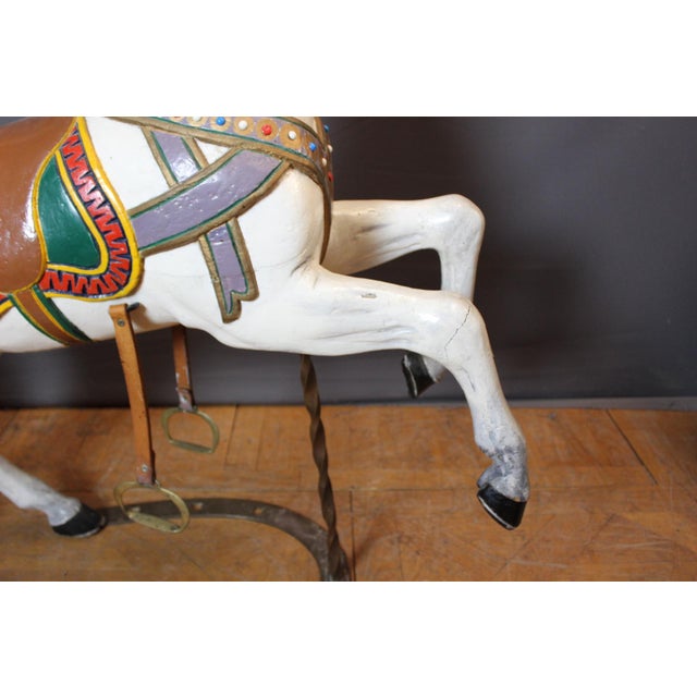 German Artist, Carving Carousel Horse, 1900, Wood For Sale - Image 14 of 17