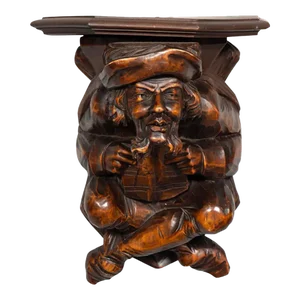 Victorian Walnut Figural Wall Bracket