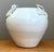 Vintage Kass O'Brien White Ceramic Vase With Ginko Leaf Motif For Sale - Image 13 of 13