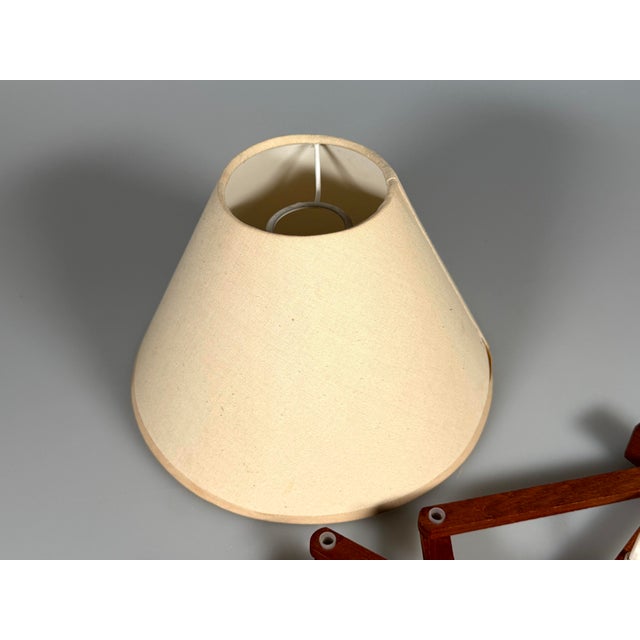 Danish Scissor Lamp in Teak, Denmark, 1960s For Sale - Image 14 of 18