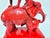 Mid 20th Century Hollywood Regency Chinoiserie Red Elephant & Monkey Sculpture Glossy Resin 1970s For Sale - Image 5 of 15