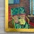 The American School Vintage Framed American School Painting of an Interior With Siamese Cat For Sale - Image 3 of 5