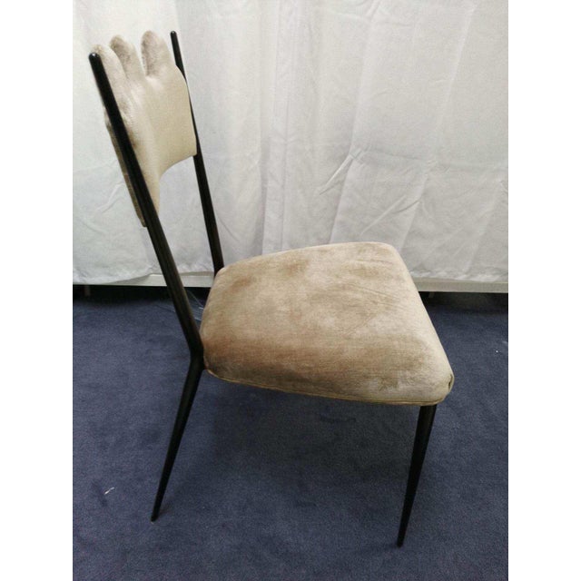 Jonathan Adler Pair of Ripple Dining Chair Market Samples For Sale - Image 9 of 11