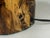 Organic Modern Live Edge Rustic Wood Table Lamp, Signed "A" For Sale - Image 11 of 12