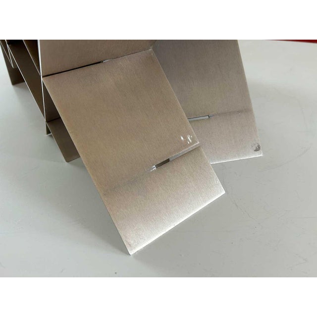 1970s Bruno Munari, Continuous Structure, 1961-1970, Steel For Sale - Image 5 of 12