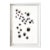 Minimalist Black & White Botanical Abstract, Framed by Jake Poser For Sale