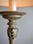 1960s Vintage 1960s–70s Hollywood Regency Cast Metal & Glass Tray Table Floor Lamp — Neoclassical Rococo Side Table Lamp For Sale - Image 5 of 11