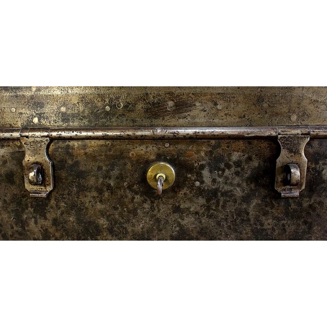 Gray Iron Privateer's Chest, 18th Century For Sale - Image 8 of 18
