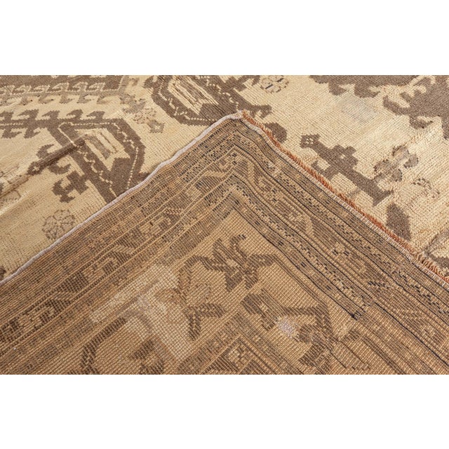 Early 20th Century Antique Turkish Oushak Rug For Sale - Image 5 of 8