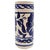 Late 20th Century Set of Four Hand Painted Talavera Mexican Terra Cotta Tumblers, Blue and White For Sale - Image 5 of 10