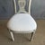 Linen Late 19th Century Set of 4 European Painted Dining Chairs With Linen Upholstery For Sale - Image 8 of 15