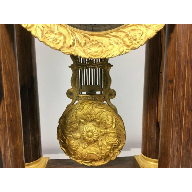 Mars Palm Beach Estate Holdings Very Fine circa 1838 French Empire Paris Portico Clock with Provenance Click on image to...