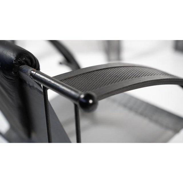 Silver Seating Set in the style of Mario Botta, Italy, 1980s, Set of 4 For Sale - Image 8 of 17