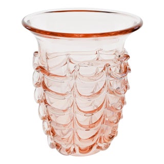 Large Murano Glass Rose Vase or Ice Bucket from Seguso Vetri d'Arte, 1960s For Sale