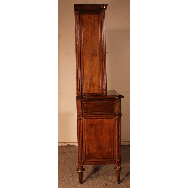 Wood Louis XVI Library Cabinet, 18th Century For Sale - Image 7 of 16