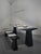Alcm Horizontal Pendant Lamp in Verde Alpi & Carrara Marbles by Bufalini Design For Sale - Image 4 of 13