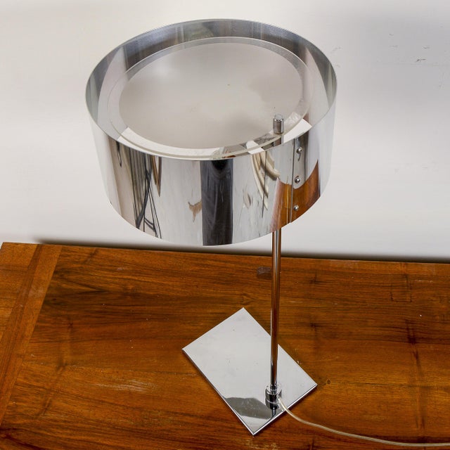 Modern Metal Table Lamp For Sale - Image 5 of 9