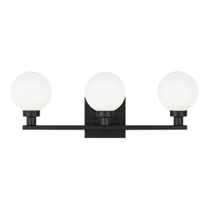 Sean Lavin By Visual Comfort Studio Clybourn 3-Light Bath Vanity Sconce in Midnight Black