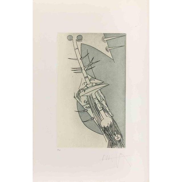 Etching and aquatint on wove paper. Hand signed in pencil. Artist's proof, belonging to the suite "Visible et Invisible"....