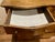 Wood Antique Solid Oak 1800's Sideboard Buffet Cupboard Fancy Carving All Original For Sale - Image 7 of 11