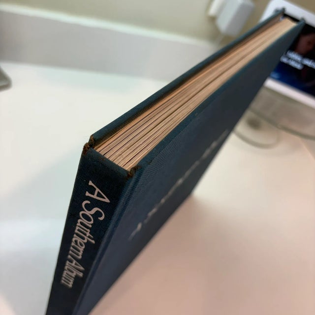American A Southern Album Signed First Edition Vintage Blue Hardcover Coffee Table Book For Sale - Image 3 of 9