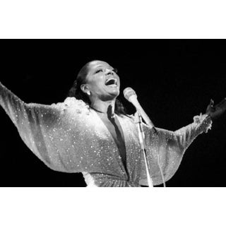 Diana Ross Live Performance in Las Vegas, 1978. 14x11 Print by Bobby Holland For Sale