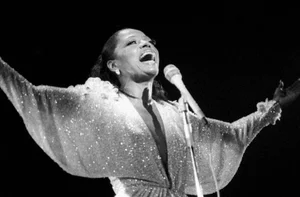 Diana Ross Live Performance in Las Vegas, 1978. 14x11 Print by Bobby Holland