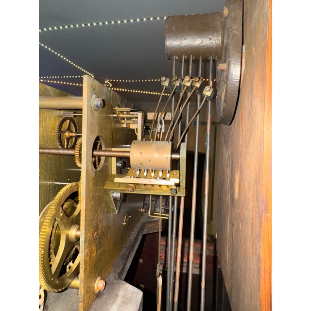 Pál Horti for Oscar Onken, Arts & Crafts Grandfather Clock For Sale - Image 10 of 11