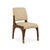 Arches II Dining Chair in Walnut and Tweed from Insidherland For Sale - Image 4 of 4