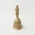 Antique Belgian Flemish Figurative Brass Table Bell, 1890 For Sale - Image 13 of 13