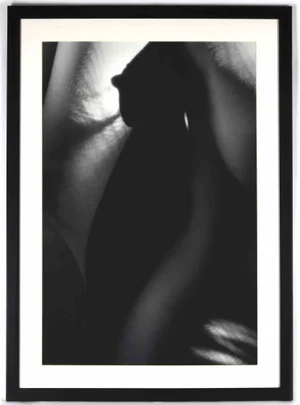 Nikki Bhandari, Portrait, Black and White Photograph, 1998, Framed