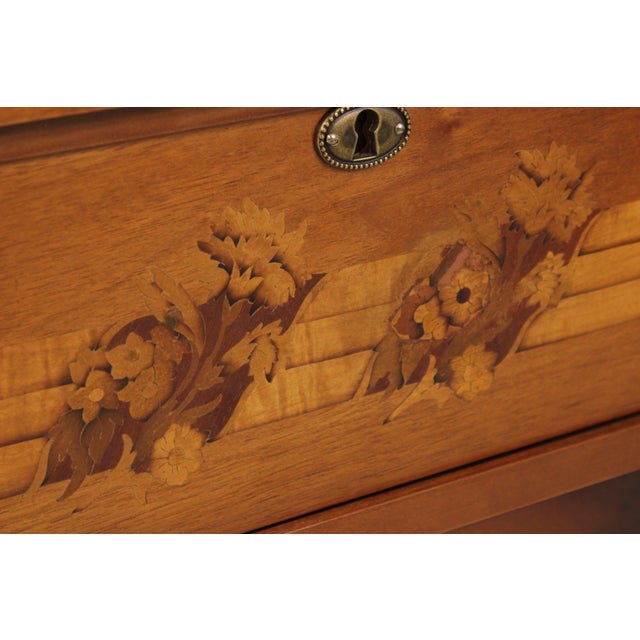 Pair Napoleonic Italian Walnut Nightstands For Sale - Image 15 of 18