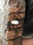 Black Gabon Punu Granary Door Panel on Custom Stand with Provenance For Sale - Image 8 of 18