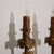 19th Century France Gothic Gold Metal Candle Sconces For Sale - Image 10 of 11
