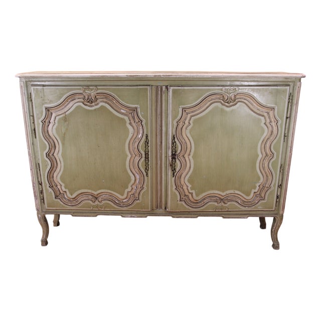 Green Buffet, Late 18th-Early 19th Century For Sale