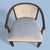 Mid-Century Modern Pair of Vintage Curved Wood and Upholstered Barrel Armchairs For Sale - Image 3 of 14