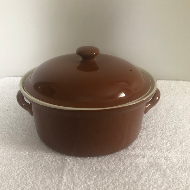 Mid 20th Century Hall Dutch Oven Casserole Dish With Lid 77 Chairish