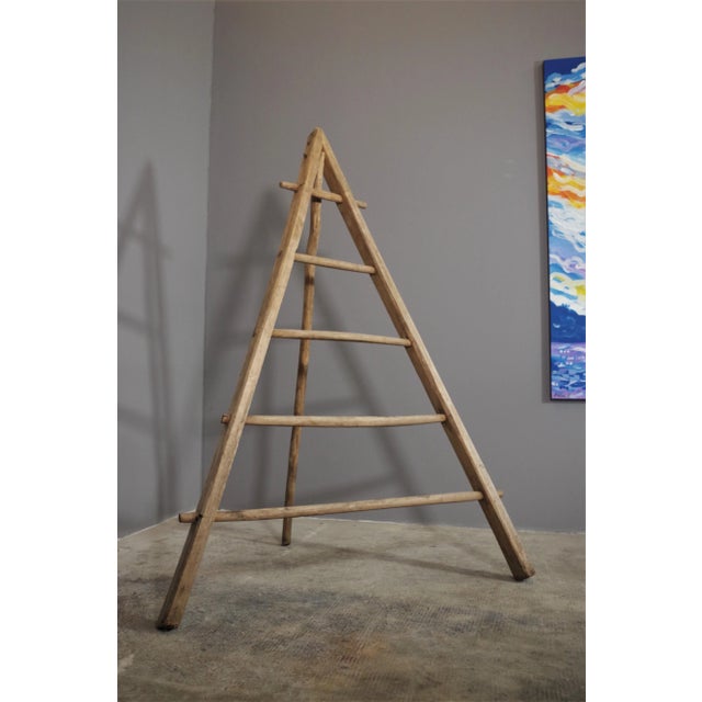 Fir & Beech Wood Ladder For Sale - Image 5 of 14