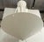 Original retail $2970, stylish Currey & Company Modern White Fluted Empyrean Chandelier, stippled texture, showroom floor...