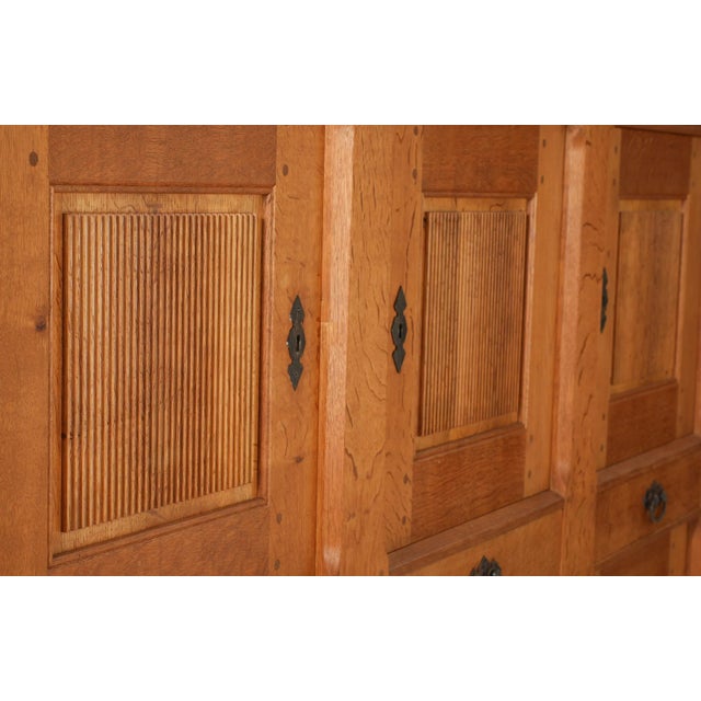 Mid-Century Modern Henry Kjaernulf Large Oak Danish Cabinet, 1960s For Sale - Image 3 of 9
