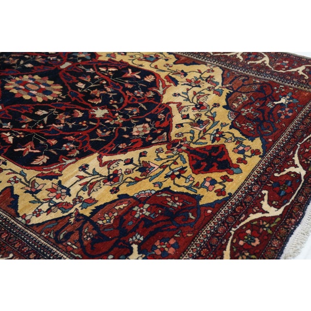 Late 18th Century Late 18th Century Antique Farahan Sarouk Rug 4'3'' X 6'8'' For Sale - Image 5 of 10